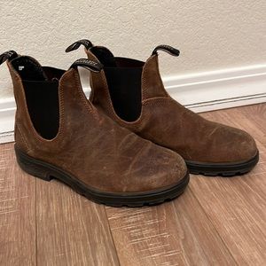 Blundstone 1911 Premium Suede Chelsea Boots Tobacco Brown Size 10 41